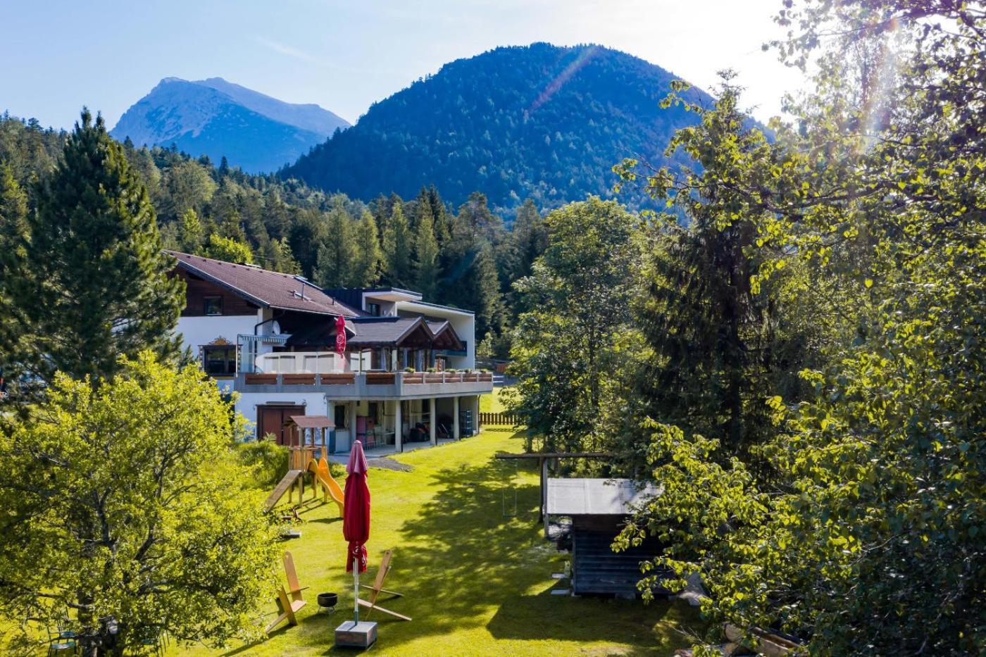 Hotel Garni Isarlodge Wiesenhof Scharnitz Exterior photo